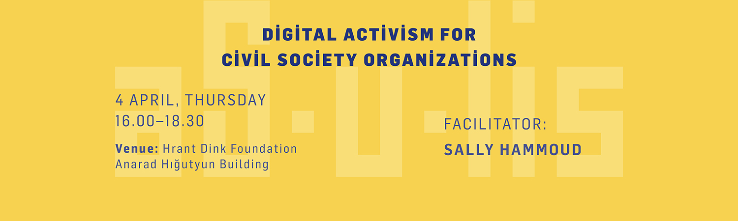 You are invited: Digital Activism for Civil Society Organizations