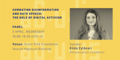 You are invited: Combating Disinformation and Hate Speech: The Role of Digital Activism